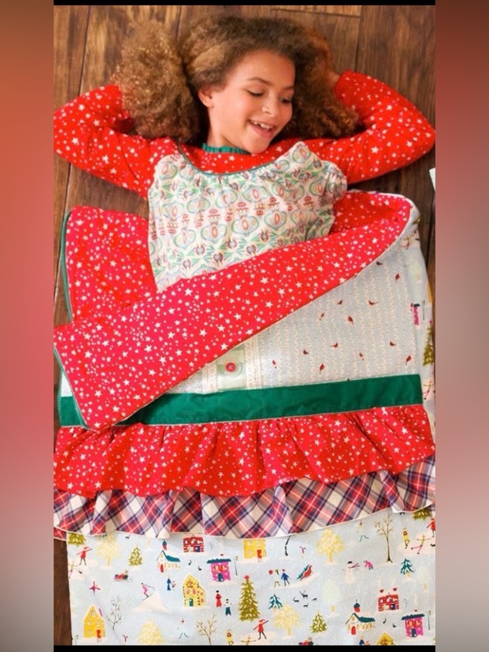 NEW WITH TAGS Matilda Jane Christmas themed toddler sleeping bag